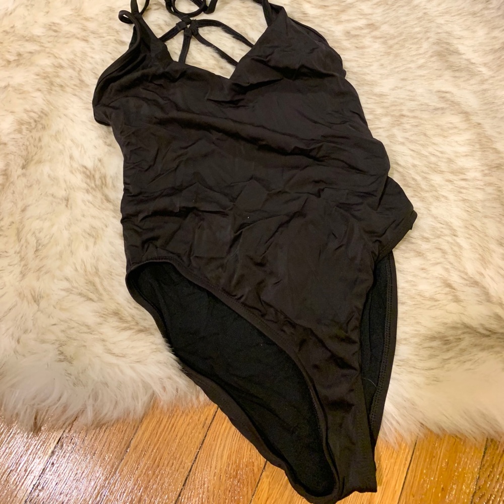 Dark brown one piece